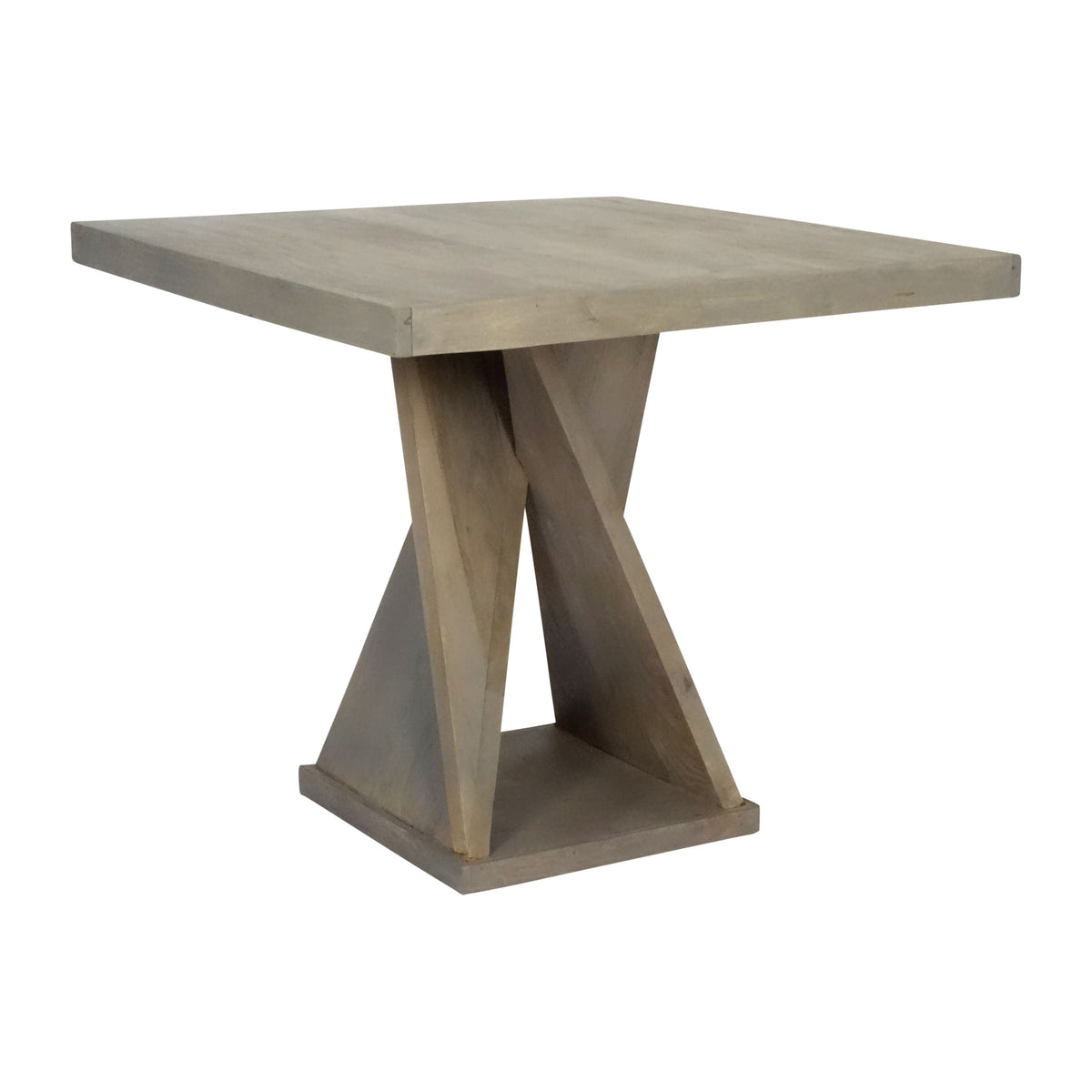 Jamye Large Wood Table - Dark Gray
