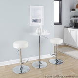 Clear - Adjustable Bar Table