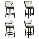 Noely - Modern Farmhouse Swivel Wood Counter Height Kitchen Bar Stool