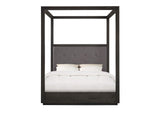 AZU5H5 Oxford Upholstered Canopy Bed In Dolphin