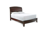BR15S4 Brighton Wood Sleigh Bed In Cinnamon