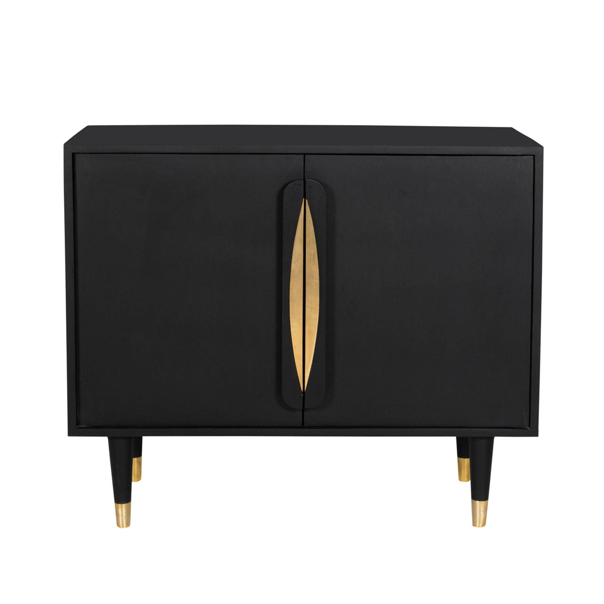 Norte Wood Chest - Black