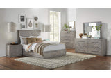 5RS3P6 Alexandra Solid Wood Storage Bed In Rustic Latte