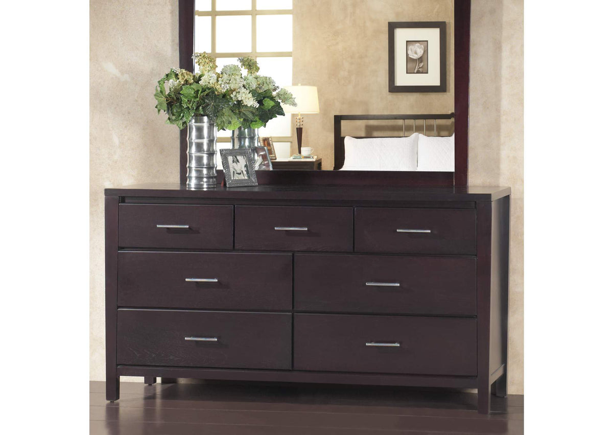 NV2382A Nevis Seven Drawer Dresser In Espresso (2024)