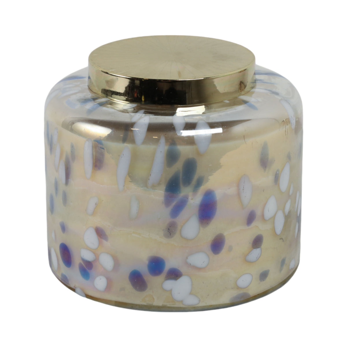 Jasmine Speckle Candle - Gold / Light Brown