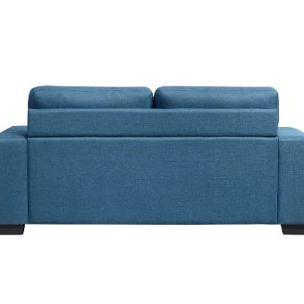 Blue sofa on a white background