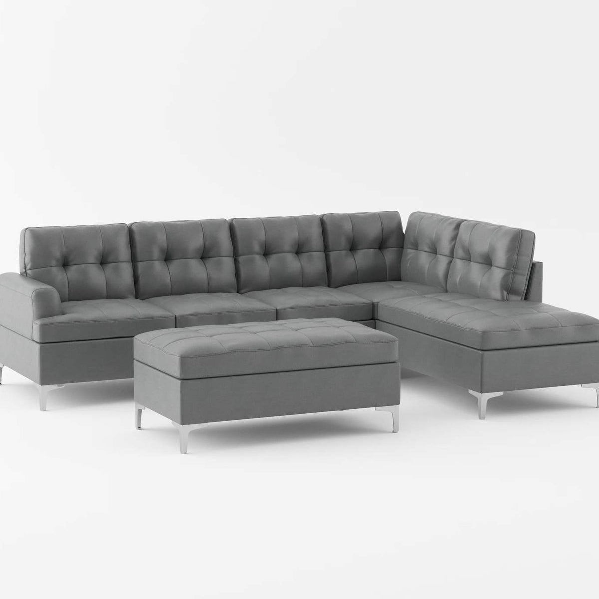 8378BLK-4 Barrington Ottoman