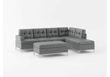 8378BLK-4 Barrington Ottoman