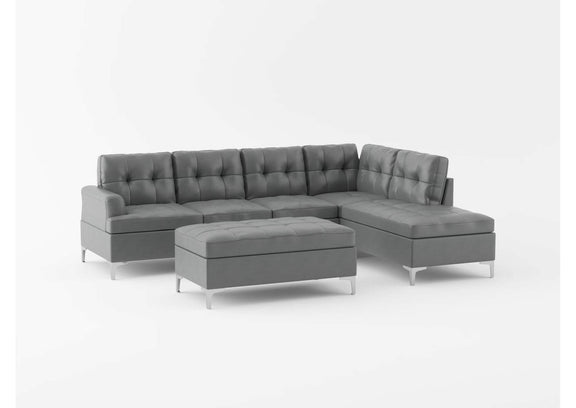 8378BLK-4 Barrington Ottoman