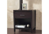 NV2381 Nevis One Drawer Nightstand In Espresso