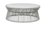 Miami - Table With Honed Cararra Marble Top