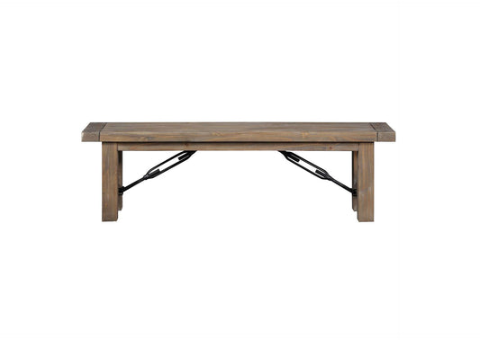 8FJ865 Autumn Solid Wood Dining Bench In Flink Oak