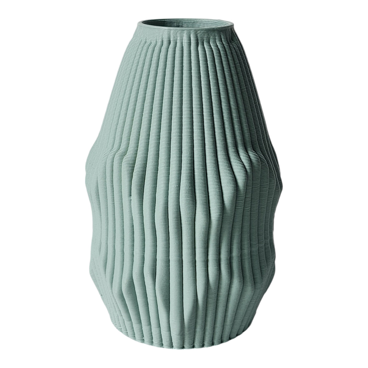 Tropez Small 3D Printed Vase - Green