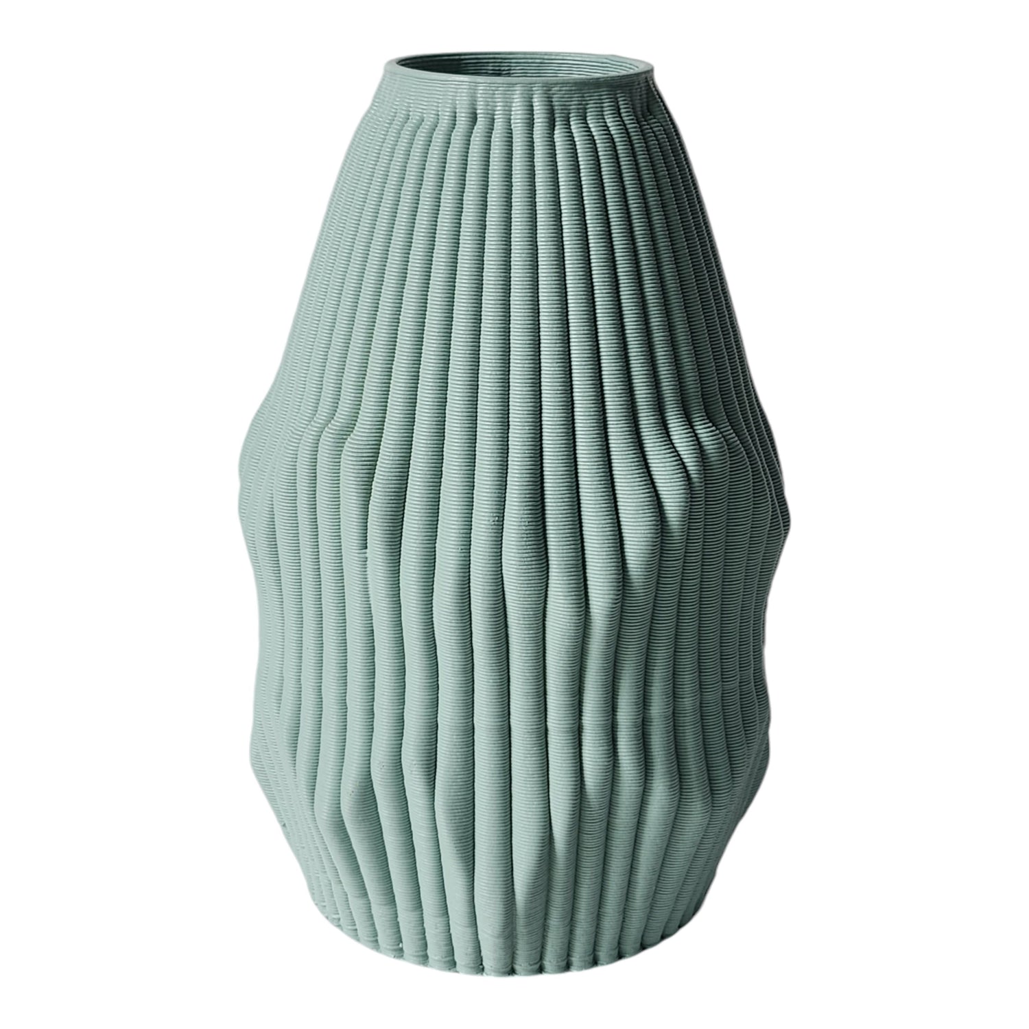 Tropez Small 3D Printed Vase - Green