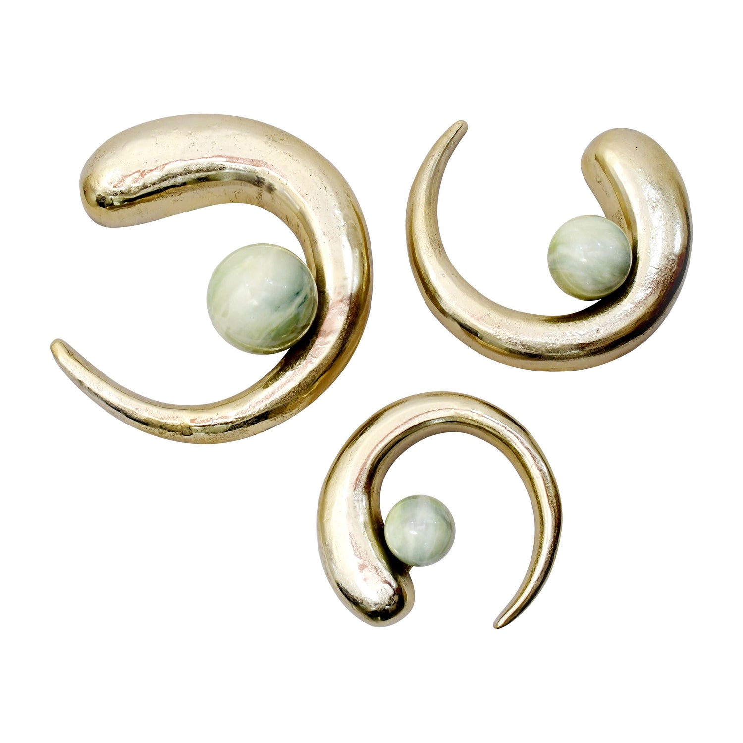 10" / 13" / 15" Amrita Ring Wall Decor (Set of 3) - Gold