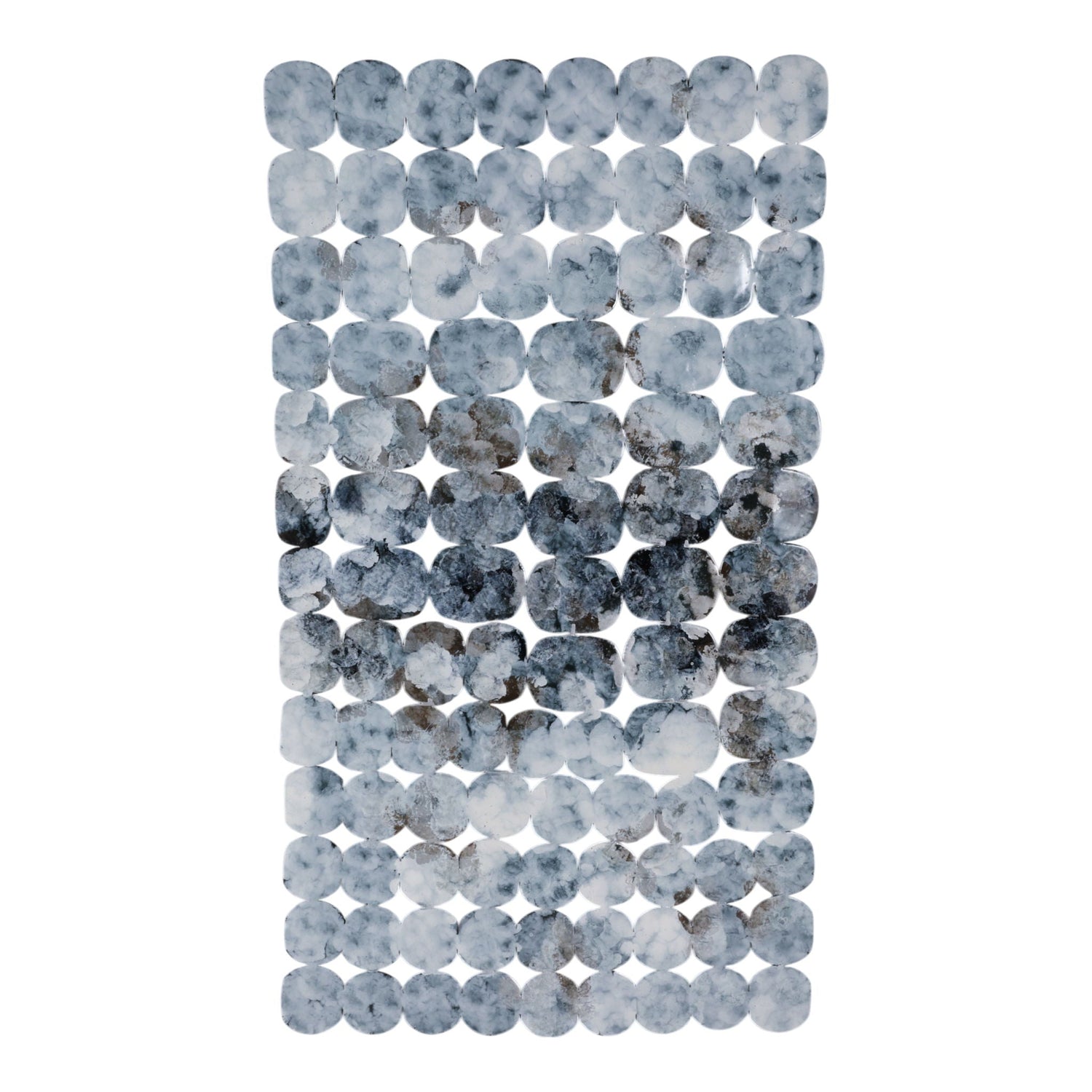 47" x 26" Metal Discs Wall Decor - Blue Multi
