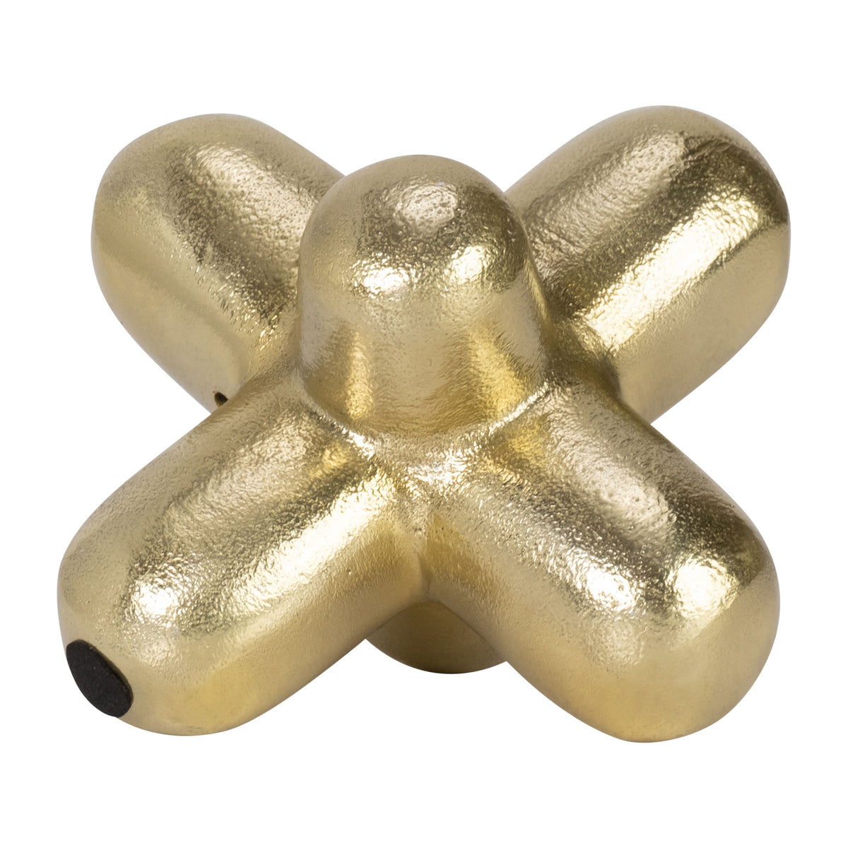 Metal Geometric Orb 8" - Gold