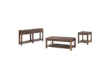 8S3921 Craster Reclaimed Wood Rectangular Coffee Table In Smoky Taupe