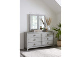 1JQ982A Boho Chic Six - Drawer Dresser In Washed White (2024)