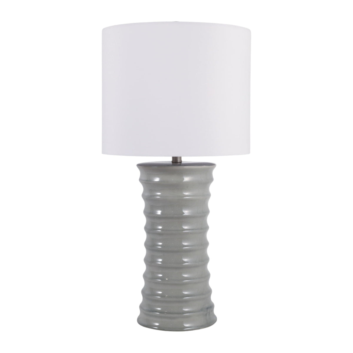 31" Louisa Ceramic Table Lamp - Gray