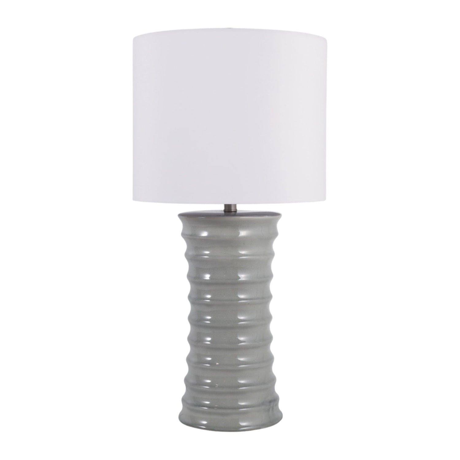 31" Louisa Ceramic Table Lamp - Gray