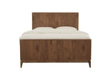8N16F7 Adler Wood Panel Bed In Natural Walnut