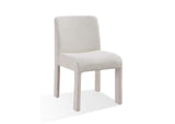 PWNC63C Devon Fully Upholstered Dining Chair In Turtle Dove Linen (Set of 2)