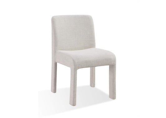 PWNC63C Devon Fully Upholstered Dining Chair In Turtle Dove Linen (Set of 2)