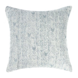 French Herringbone - Comforter Euro Sham - Storm