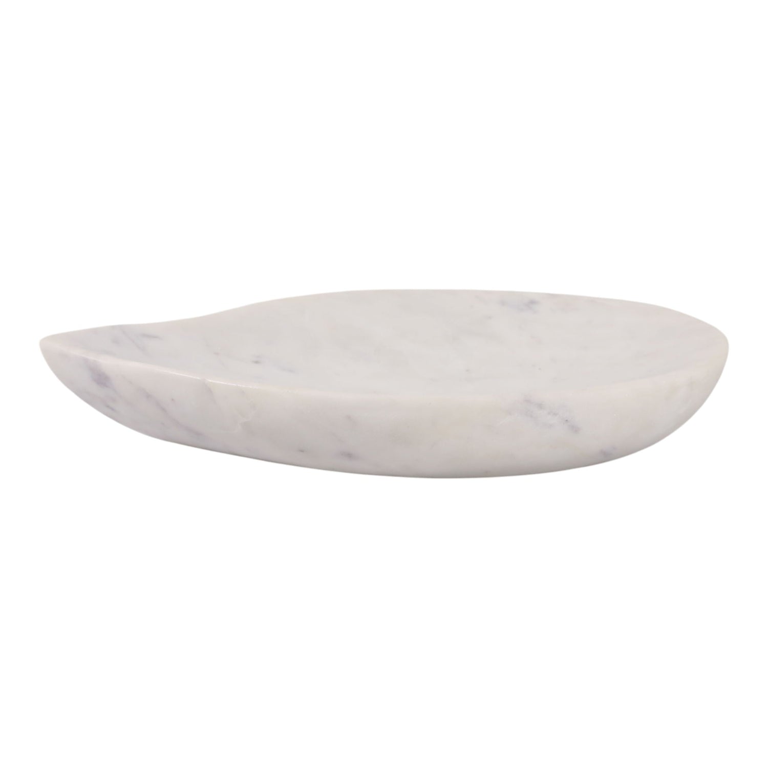 10" Louvine Carved Marble Bowl - Beige