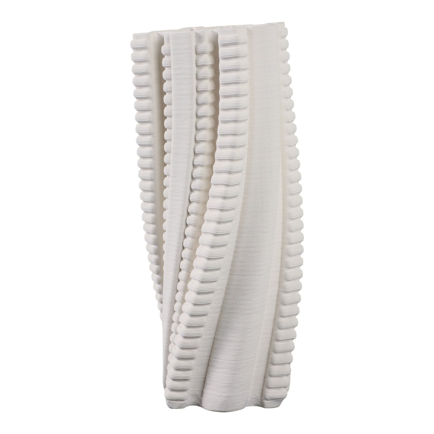 Rinnaldo Small 3D Printed Vase - Ivory