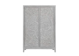 1JQ986A Boho Chic Wardrobe Chest In Washed White (2024)