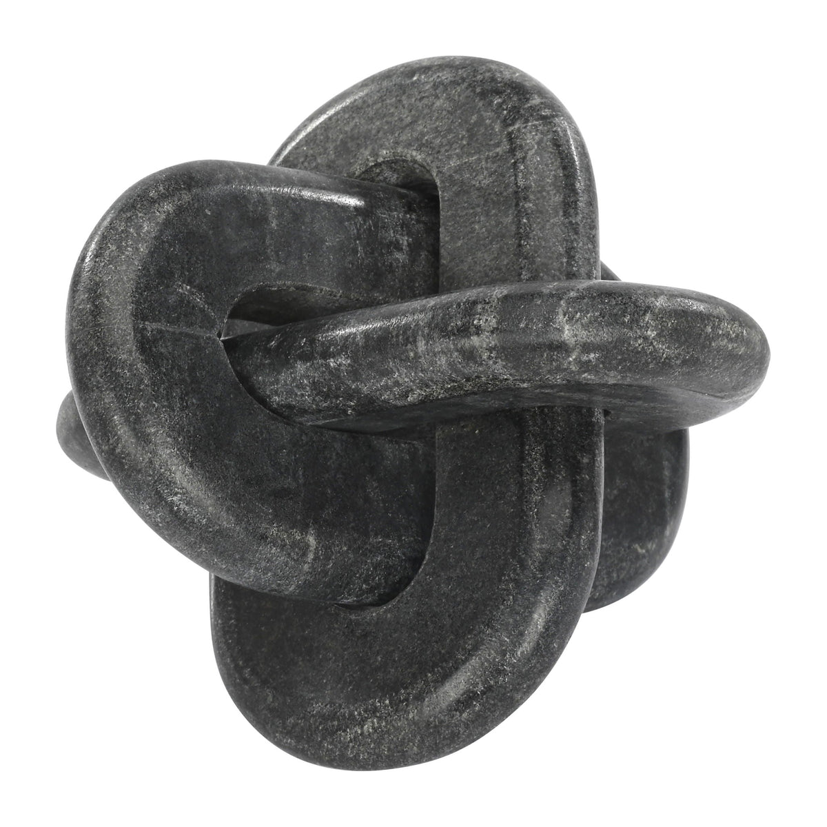 Marble 6" Knot Decor - Gray