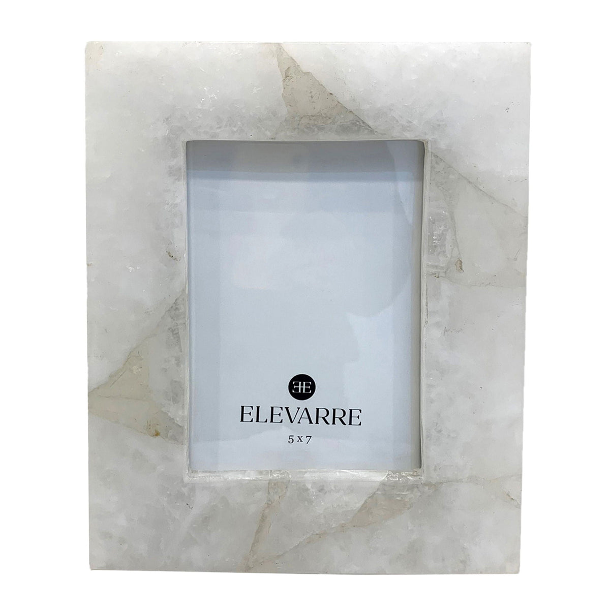 5" X 7" Edina Quartz Photo Frame - White