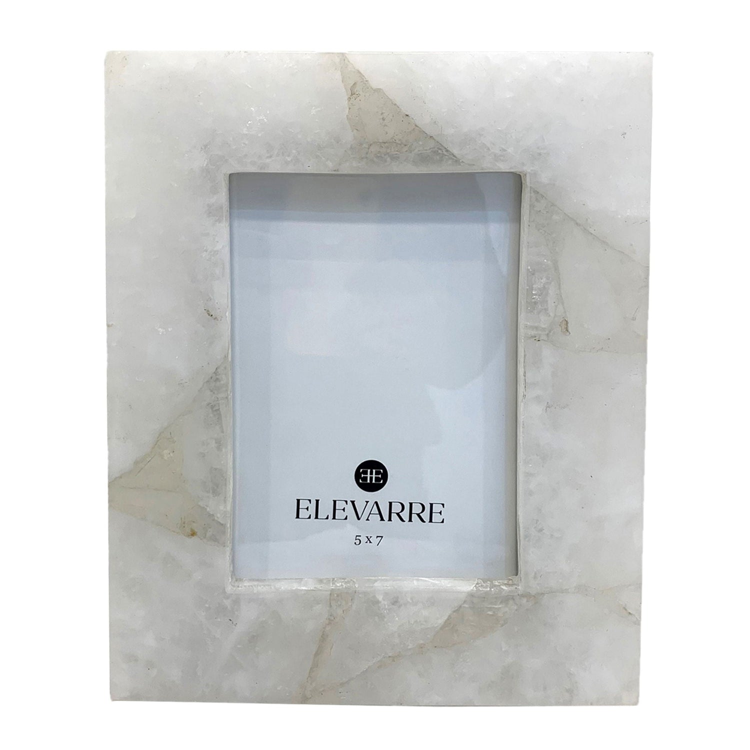 5" X 7" Edina Quartz Photo Frame - White