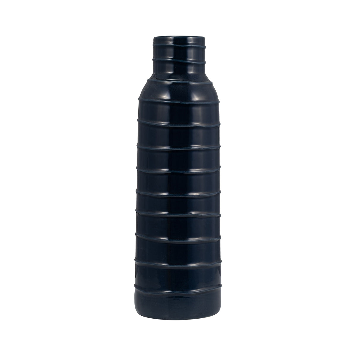 Tribal Vase - Navy Blue