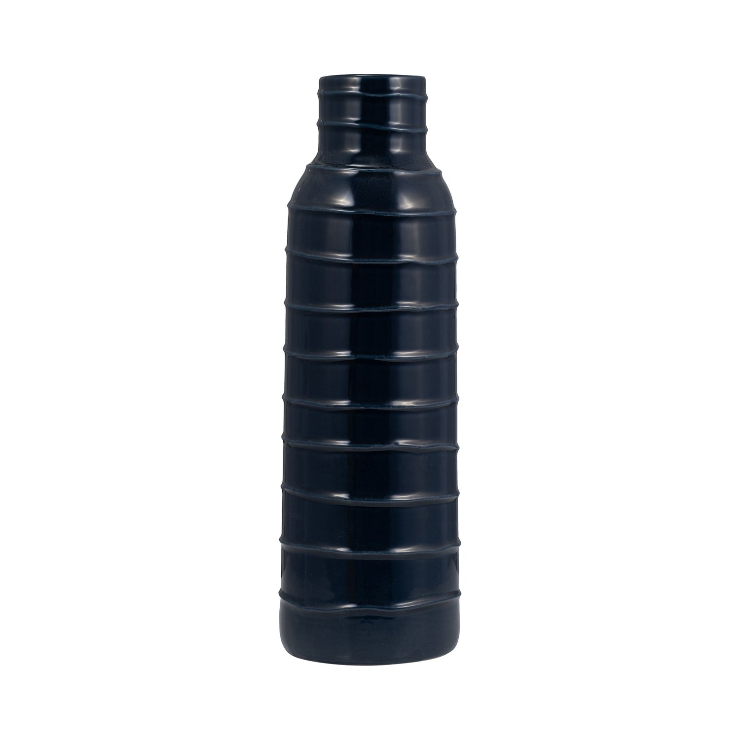 Tribal Vase - Navy Blue