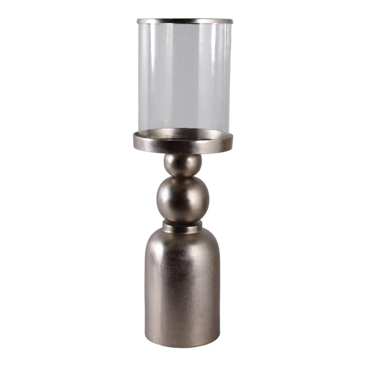 32" Glenpool Candle Holder - Silver