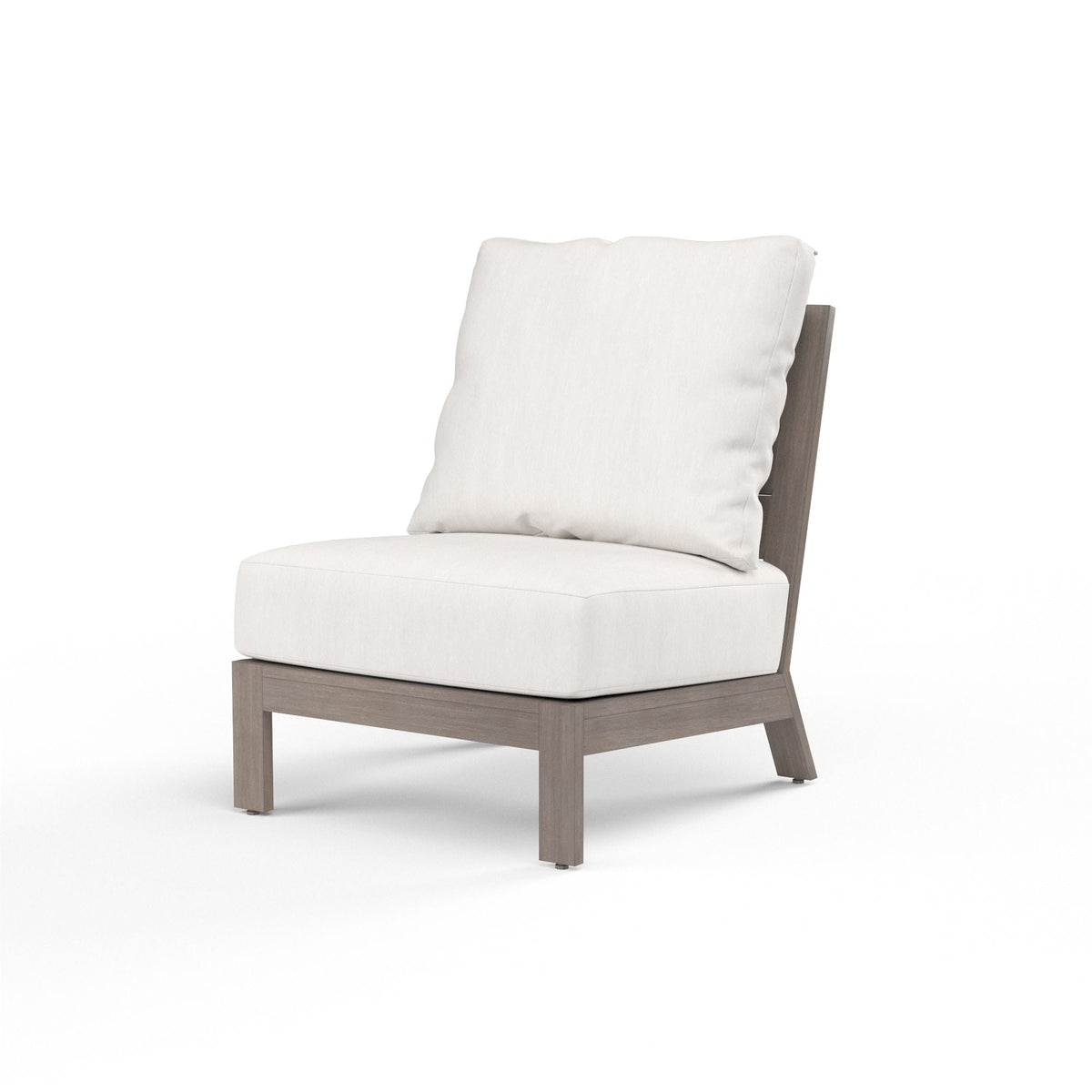 Laguna - Armless Club, No Welt - Canvas Flax / Gray