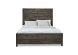 8TR9B5 Townsend Solid Wood Low - Profile Bed In Gunmetal