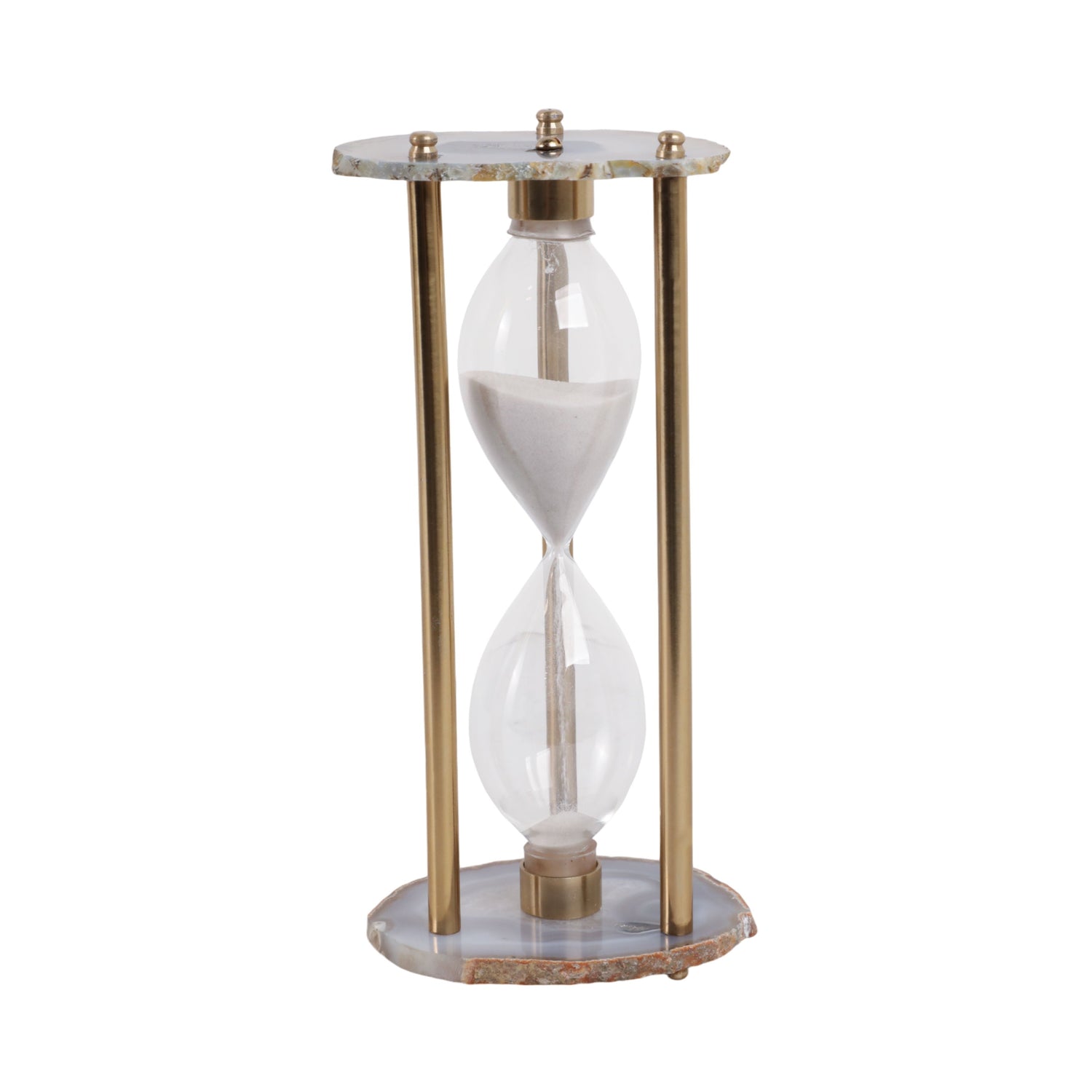 Ellis Agate Hourglass - Gold / Blue