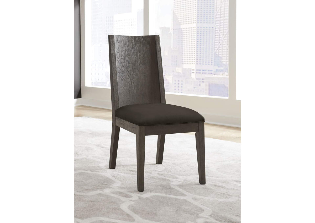 6EL463 Plata Dining Chair In Thunder Grey (Set of 2)