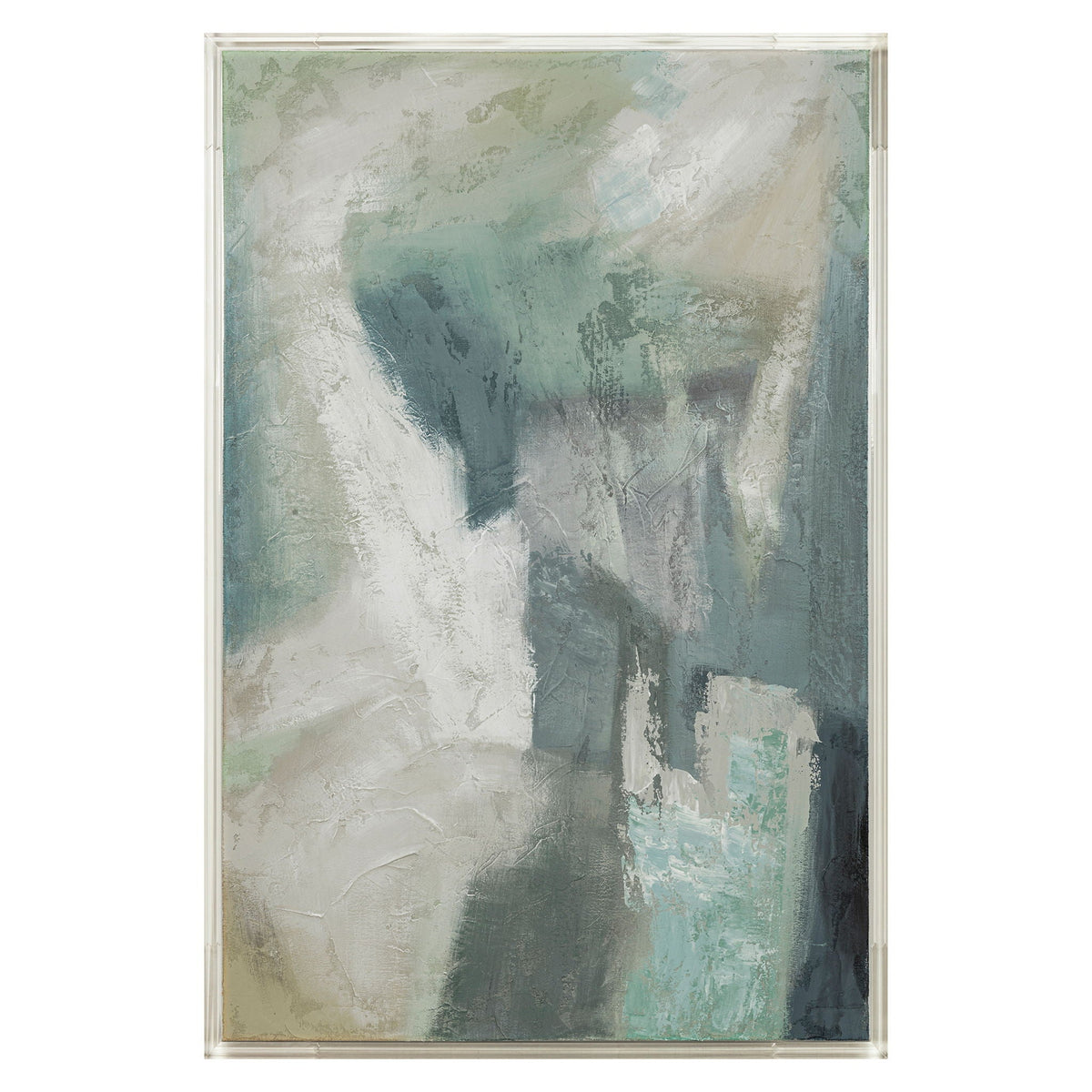 Bexley Acrylic Frame Handpainted Wall Art - Multi