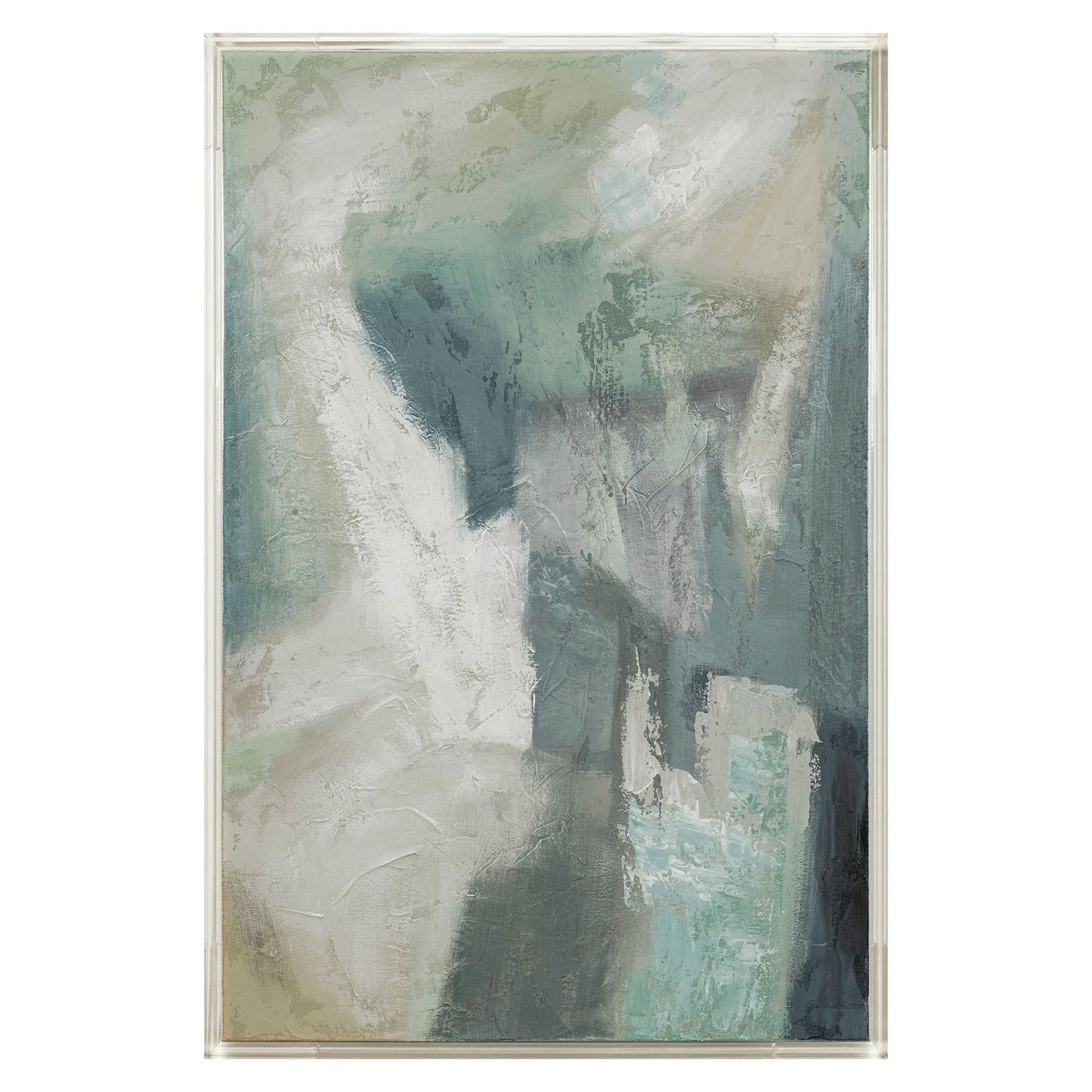 Bexley Acrylic Frame Handpainted Wall Art - Multi