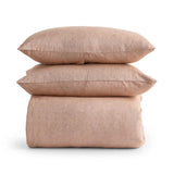 Jayson - Linen Cashmere Duvet King Set - Clay