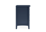 PNKX81 Grace Three Drawer Nightstand In Blueberry