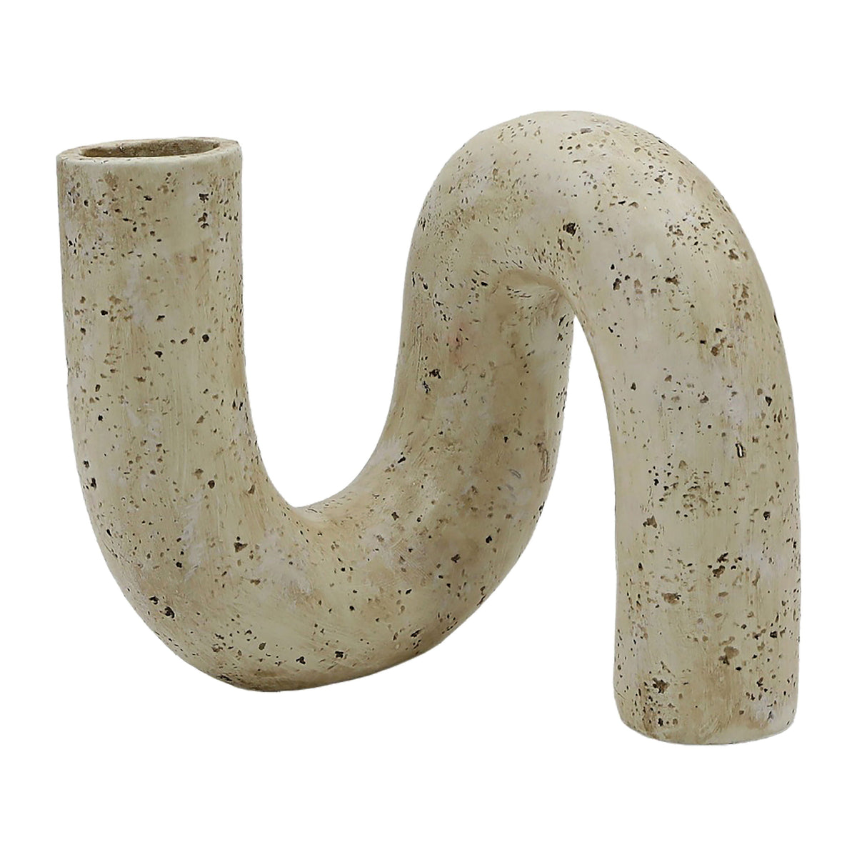 7" Karnora Curly Vase - Natural