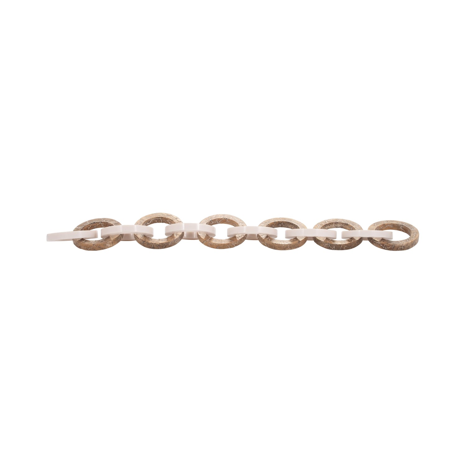 48" Kano Wood And Resin Link Chain - Multi