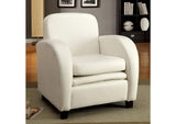 CM-AC6590-WH Lugano Accent Chair