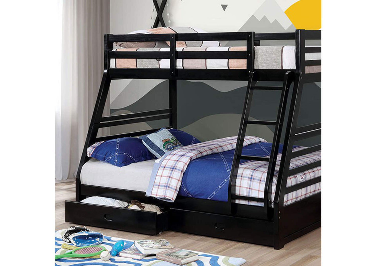 California Twin/Full Bunk Bed
